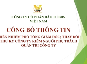 MIỄN NHIỆM PHÓ TỔNG GIÁM ĐỐC; THAY ĐỔI THƯ KÝ CÔNG TY KIÊM NGƯỜI PHỤ TRÁCH QUẢN TRỊ CÔNG TY