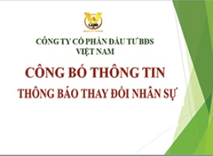 THÔNG BÁO THAY ĐỔI NHÂN SỰ
